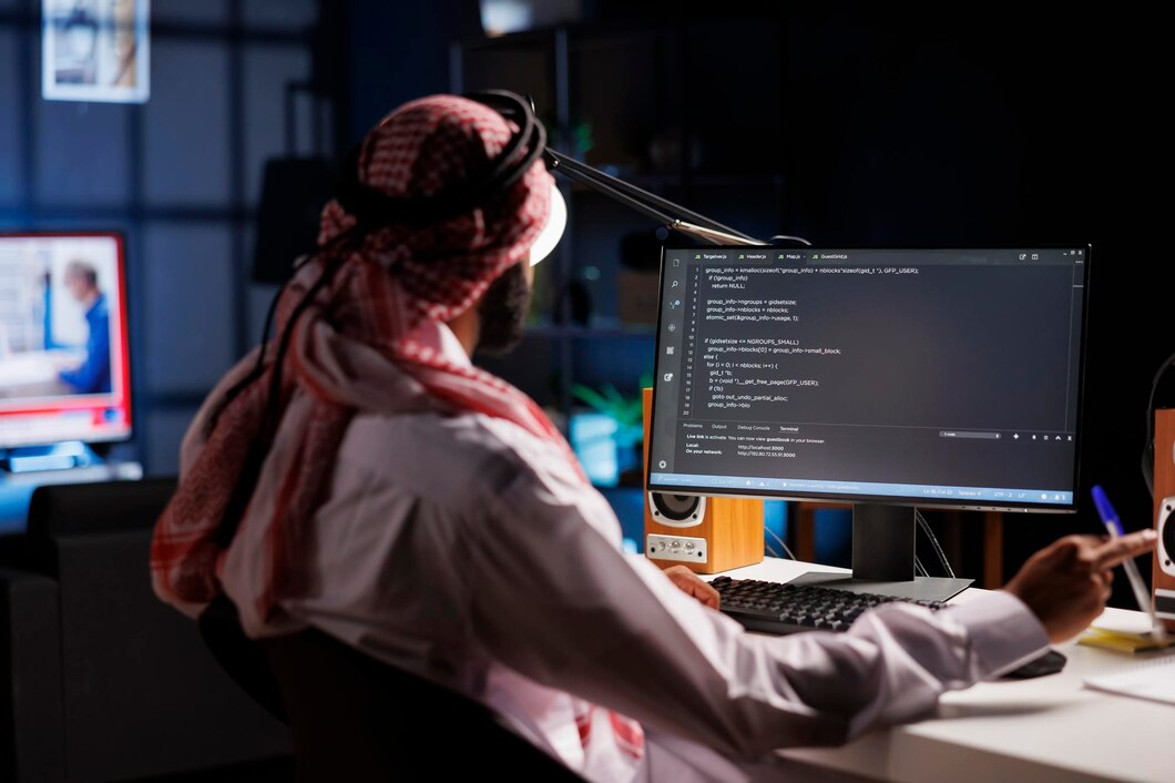 desktop-computer-displaying-codes_482257-96786